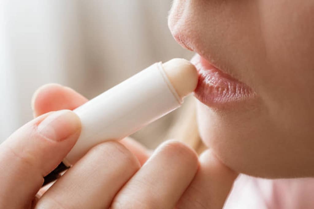 Apply a Lip Balm & Overnight Treatment
